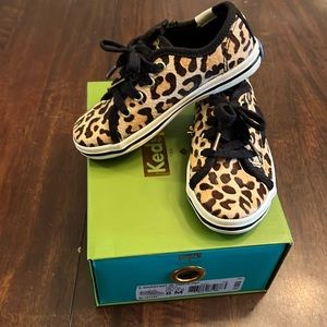 Keds Kate Spade Cheetah Animal Print Tennis Shoes Sneakers Size 8